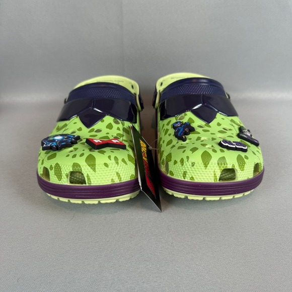 Crocs Cell Dragon Ball Z Classic Clog Mens 9 Green Purple W11 211205-90H New NIB - Picture 4 of 9